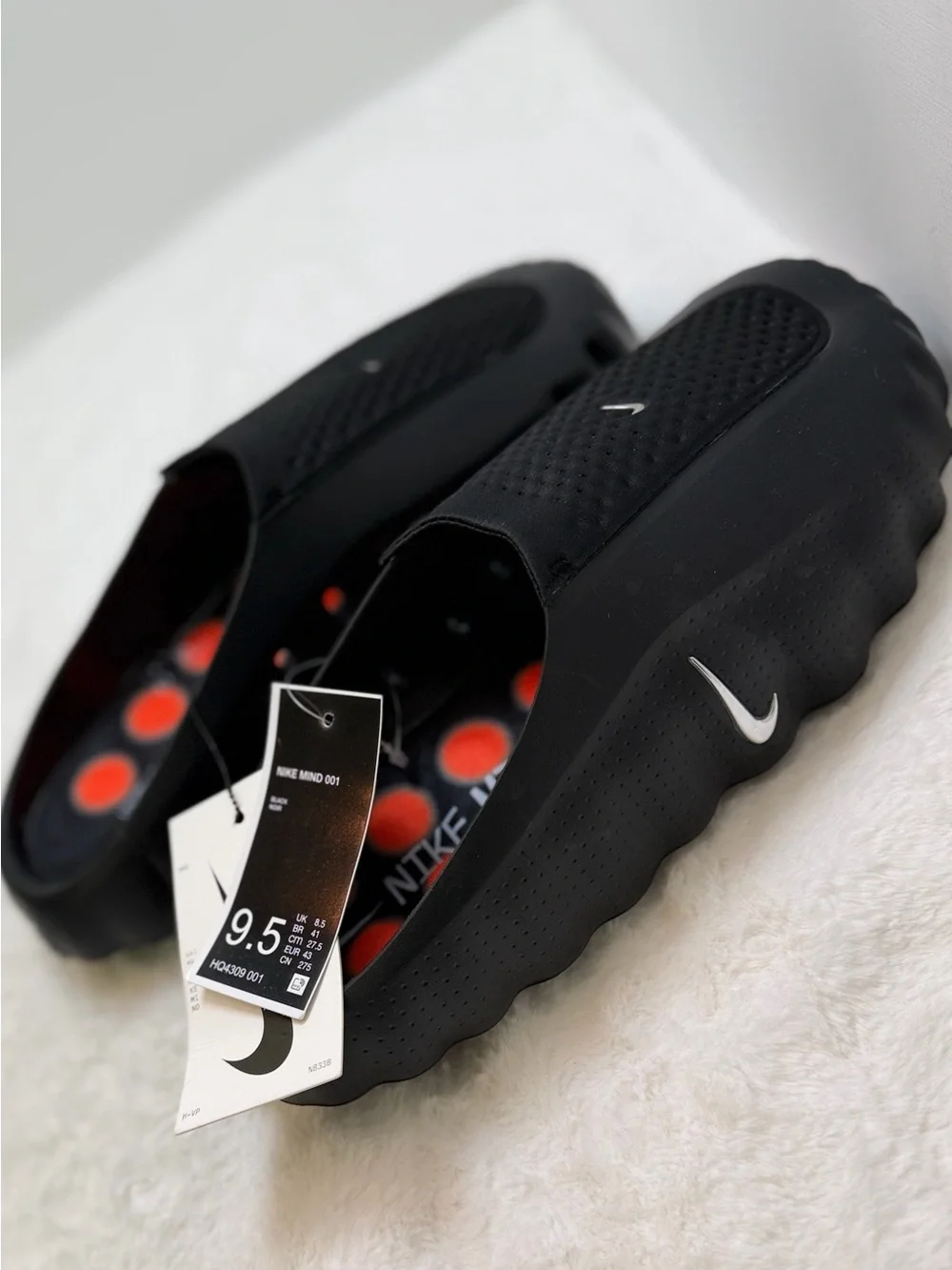 Nike Men's Slip-On Sneakers — Black & Red